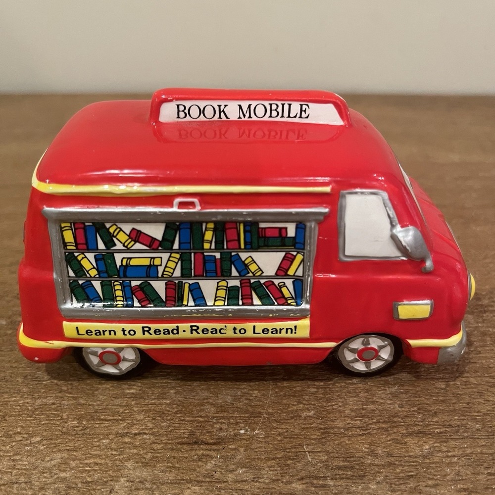 Dept 56 Snow Village Check It Out Bookmobile 54518 Christmas BOOKMOBILE ONLY